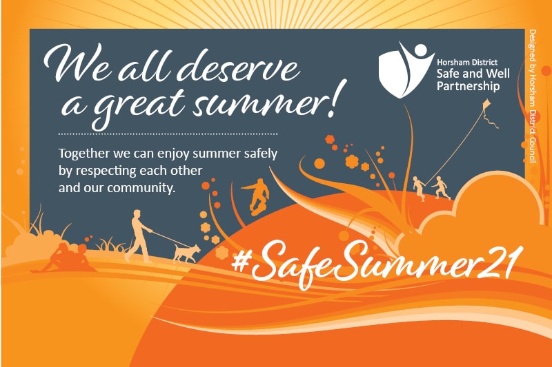 Safe Summer 2021 graphic