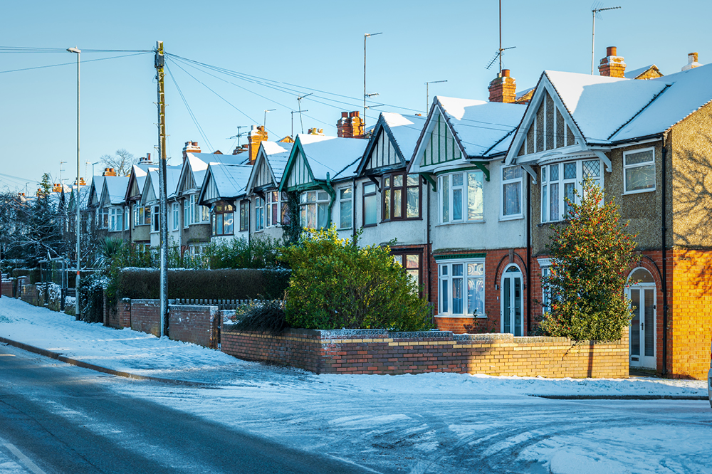 A street of houses