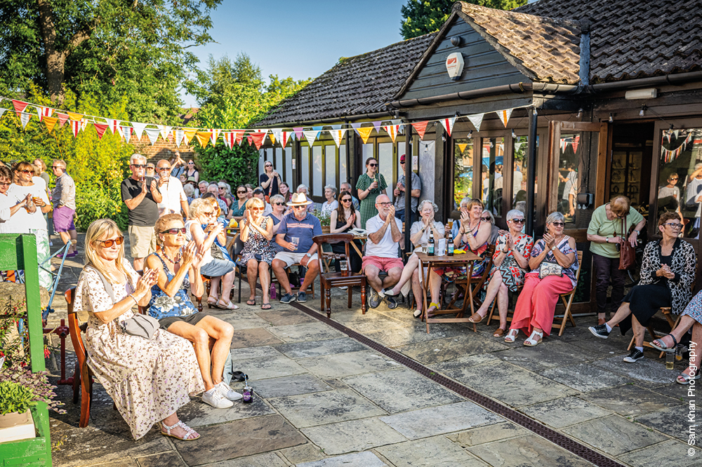 Museum concert audience