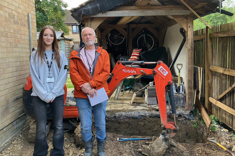 Building Control work experience student