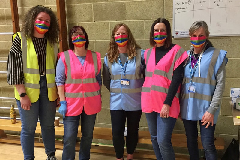 Group of volunteers at Christs Hospital