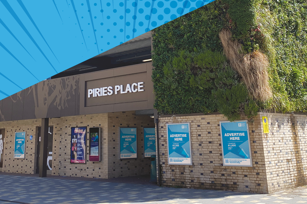 Piries Place advertising space