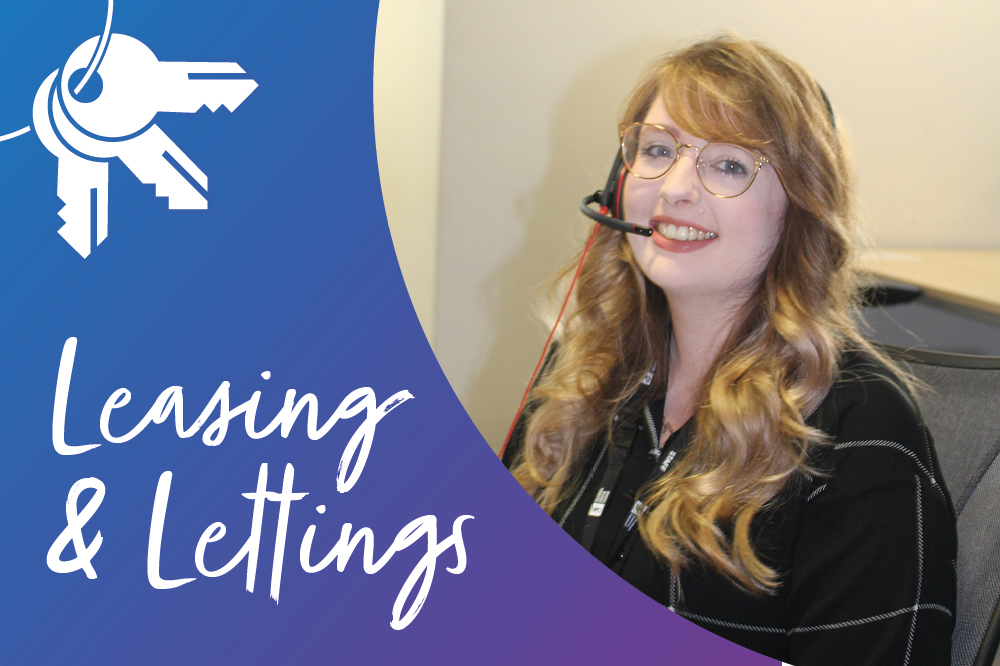 Victoria runs our leases and lettings service