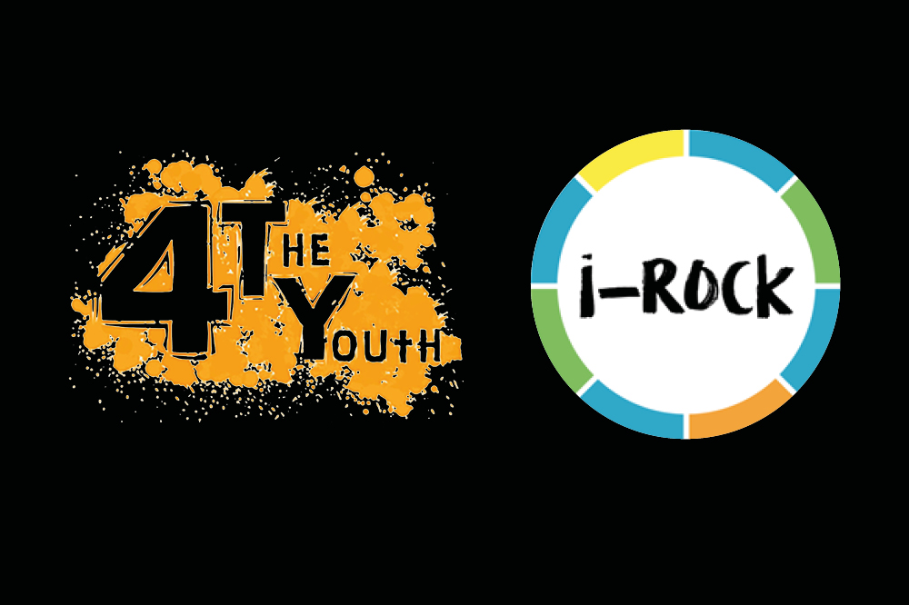 4TheYouth and i-rock logos