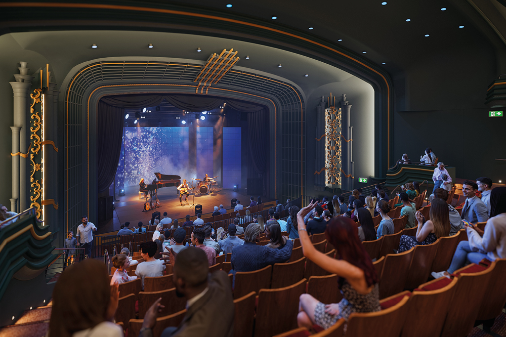 Concept Drawing of Theatre Auditorium