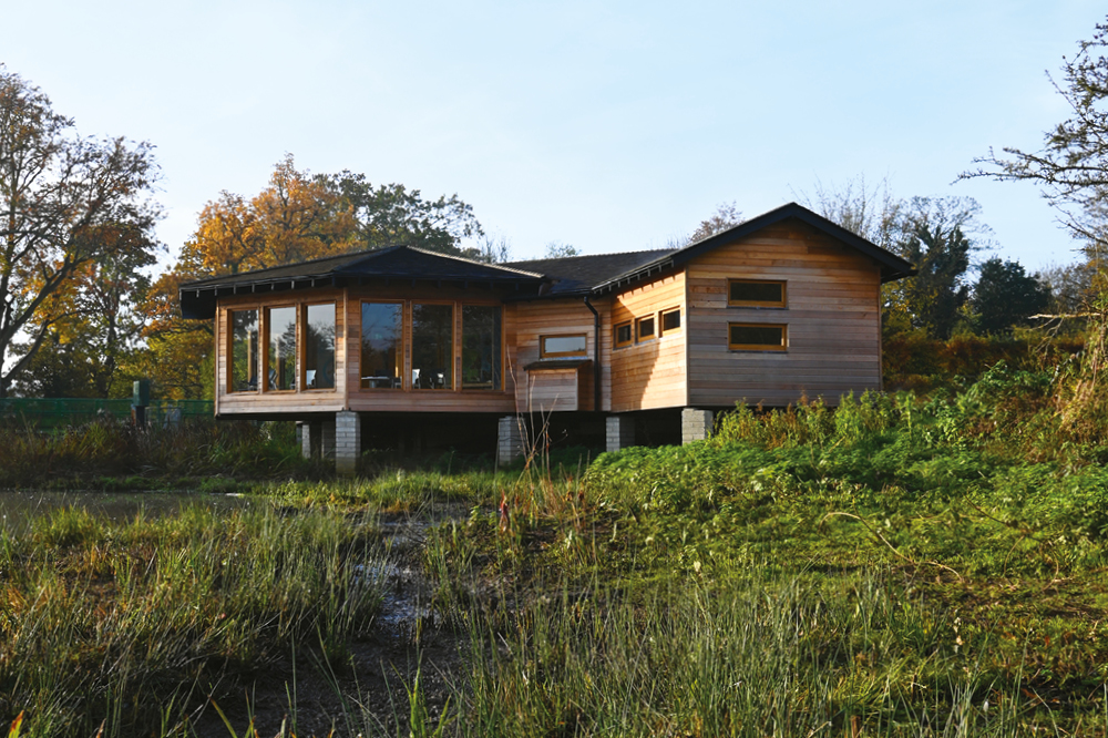 Warnham Local Nature Reserve Discovery Hub - wide view