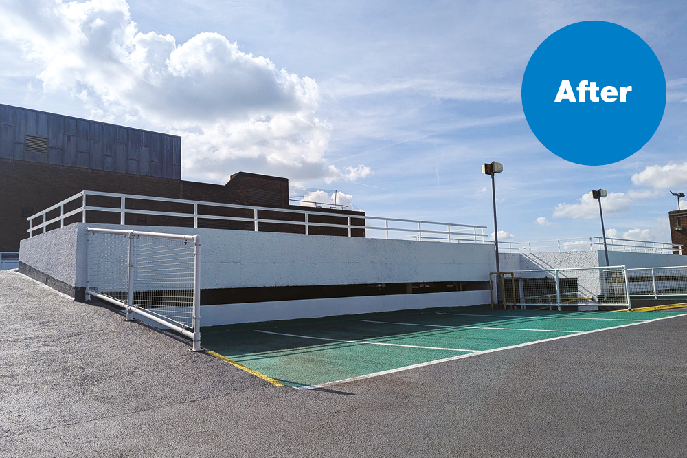 After the team effort brings fresh look to our car parks 