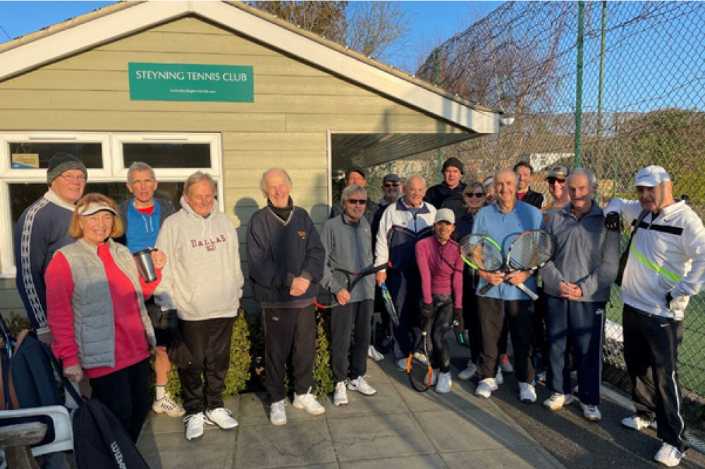 Steyning Tennis Club with new LED lighting