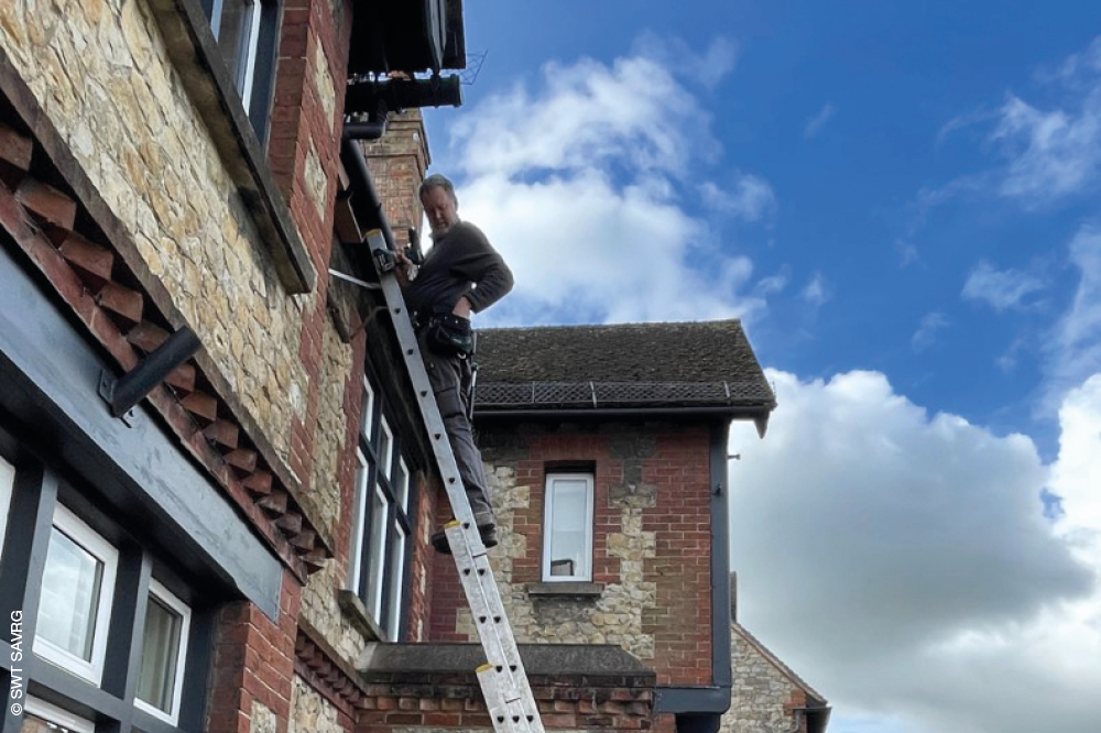 Installing a swiftbox in Storrington