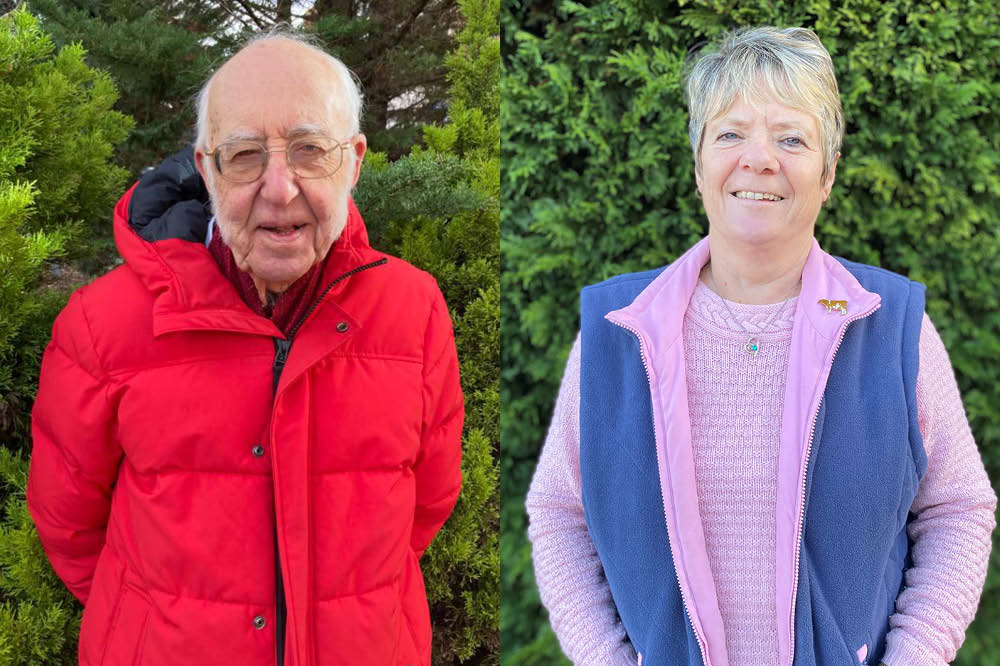 David and Rosemary, two wellbeing clients