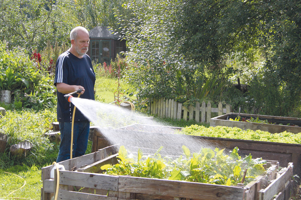 Watering gardens