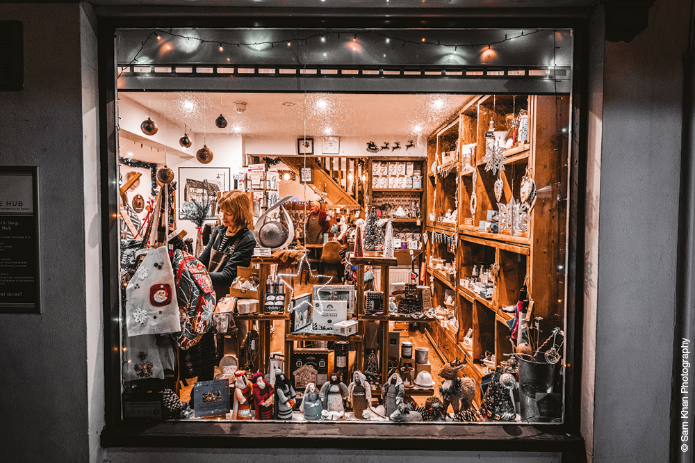 Christmas window display