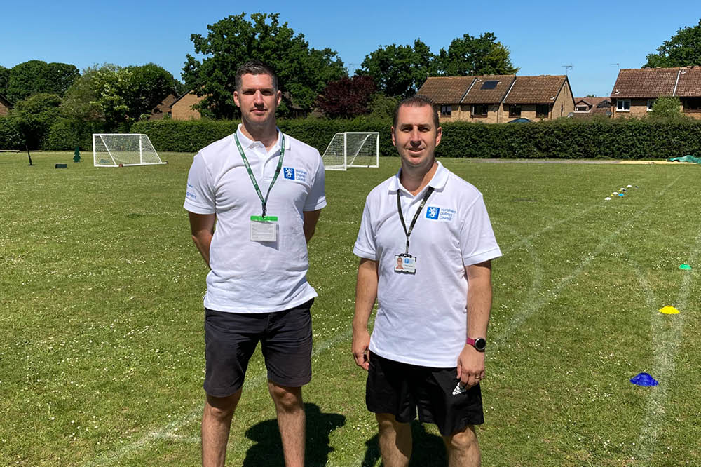 Our Sports Development team Mike and Paul