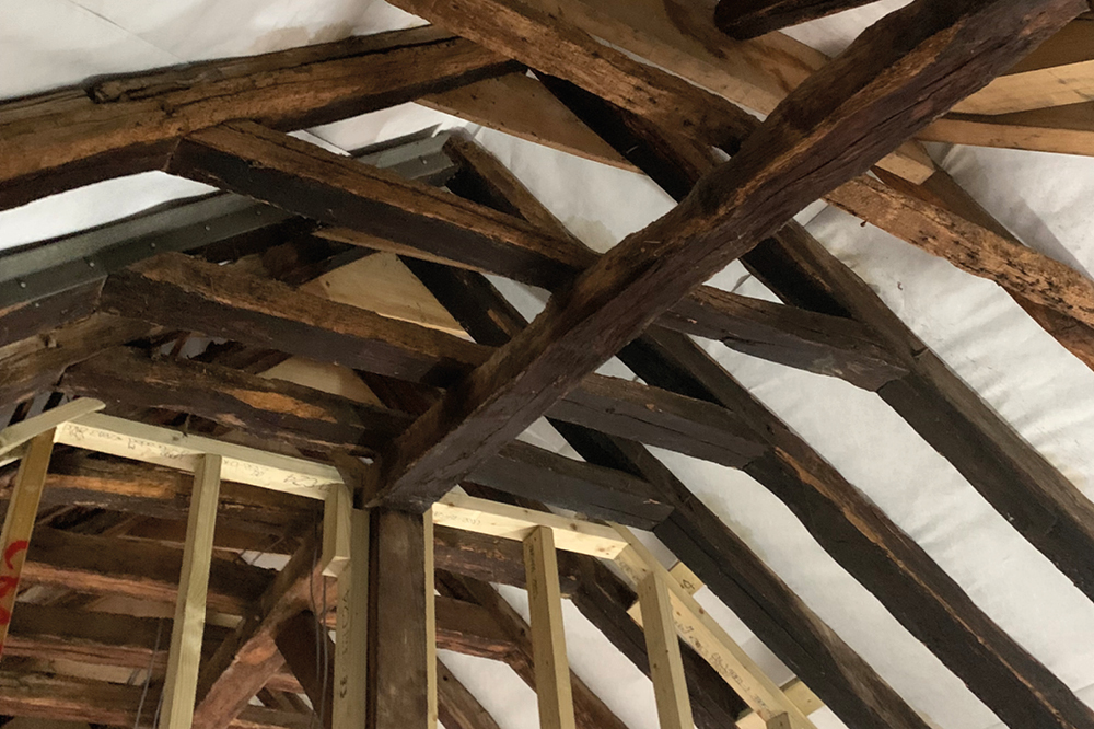 Traditional timber beams