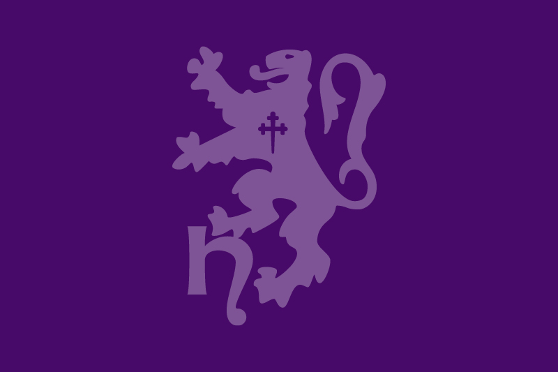 Horsham District Council lion logo in purple