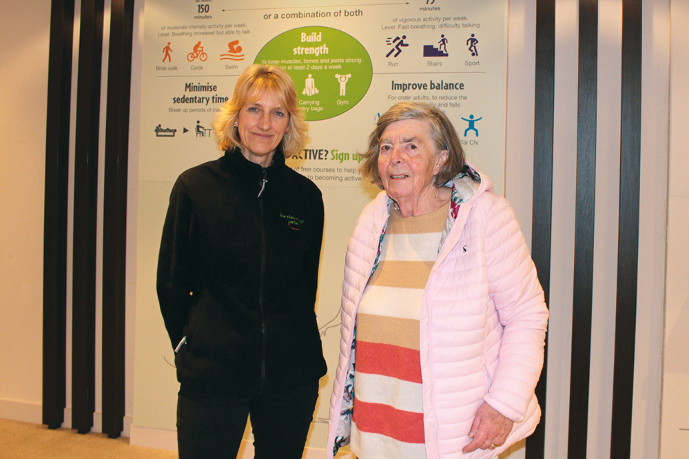 Margaret at the Wellbeing Centre