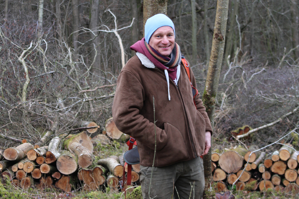 Landowner Piers Clarke at Mount Wood